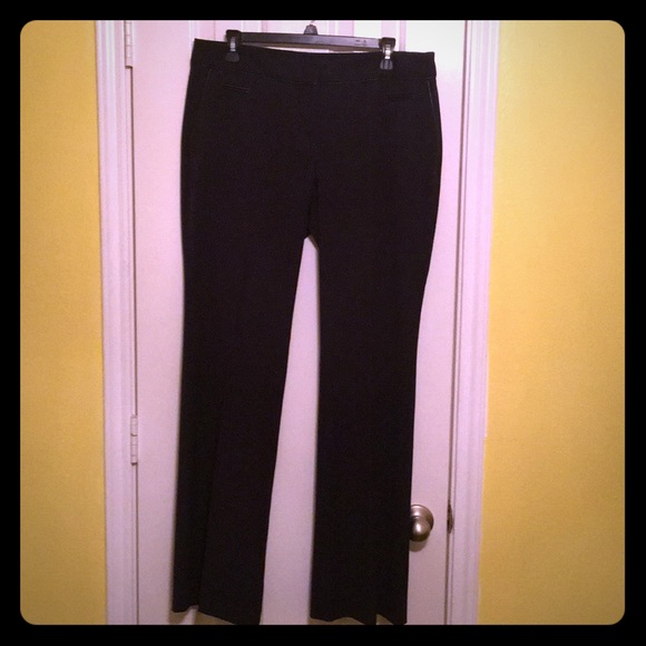 EXPRESS Editor pants navy pinstripe - Picture 1 of 4